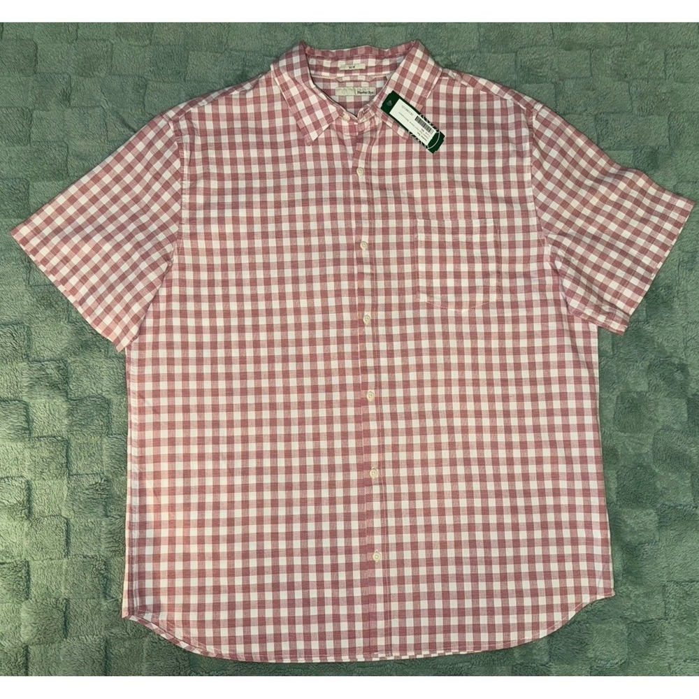 NWT‎ Hawker Rye Short Sleeve Basketweave Slim Button Up Size 2XL